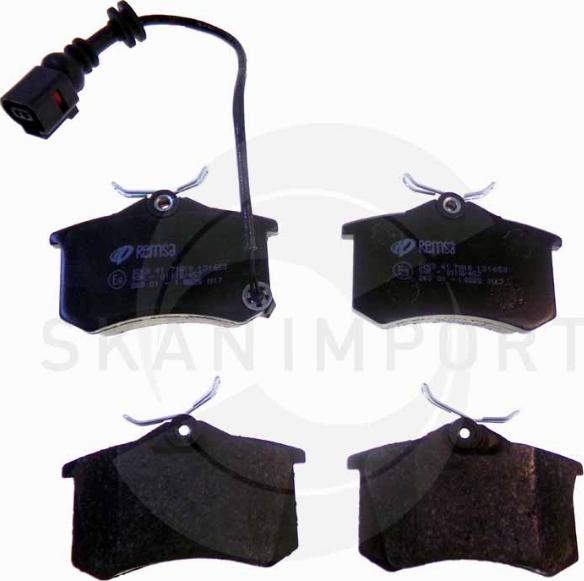 SKANIMPORT BHV 1010 - Комплект спирачно феродо, дискови спирачки vvparts.bg