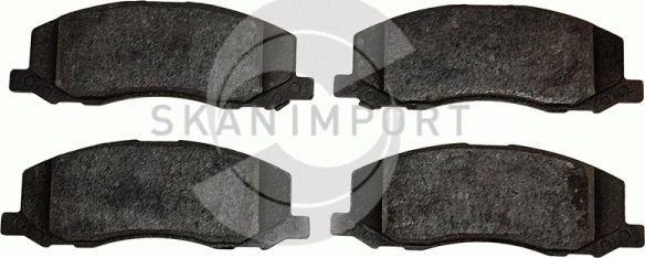 SKANIMPORT BVO 7752 - Комплект спирачно феродо, дискови спирачки vvparts.bg