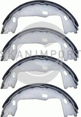 SKANIMPORT HBB 8660 - Комплект спирачна челюст, ръчна спирачка vvparts.bg