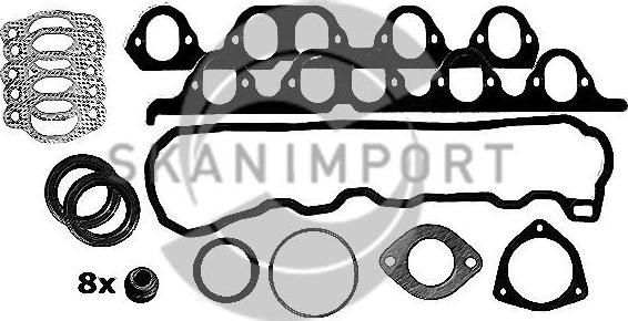 SKANIMPORT HS-6026 - Комплект гарнитури, цилиндрова глава vvparts.bg