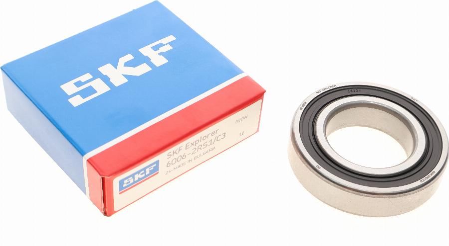 SKF 6006-2RS1/C3 - Опора карданен вал vvparts.bg