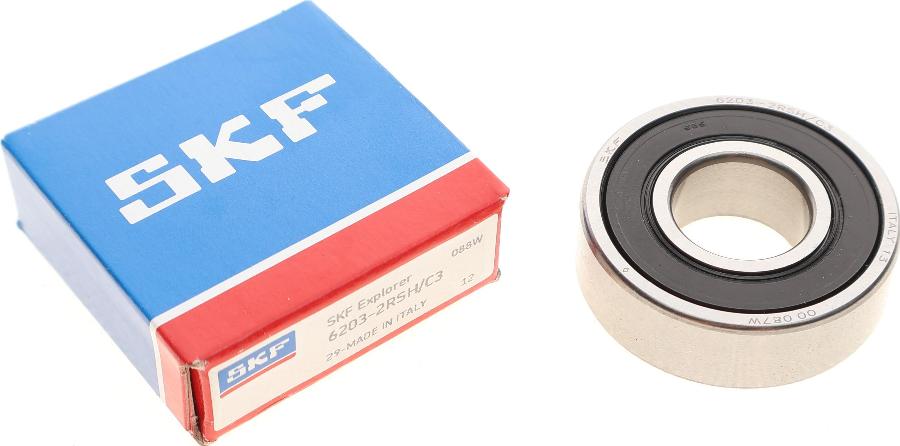 SKF 6203-2RSH/C3 - Комплект колесен лагер vvparts.bg