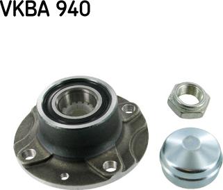 SKF VKBA 940 - Комплект колесен лагер vvparts.bg