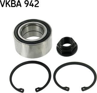 SKF VKBA 942 - Комплект колесен лагер vvparts.bg