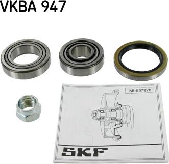 SKF VKBA 947 - Комплект колесен лагер vvparts.bg