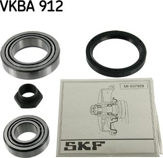 SKF VKBA 912 - Комплект колесен лагер vvparts.bg