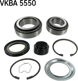 SKF VKBA 5550 - Комплект колесен лагер vvparts.bg