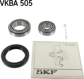 SKF VKBA 505 - Комплект колесен лагер vvparts.bg