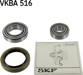 SKF VKBA 516 - Комплект колесен лагер vvparts.bg