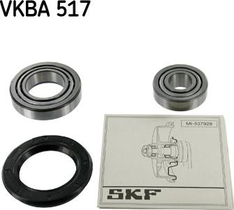 SKF VKBA 517 - Комплект колесен лагер vvparts.bg