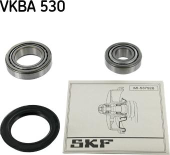 SKF VKBA 530 - Комплект колесен лагер vvparts.bg