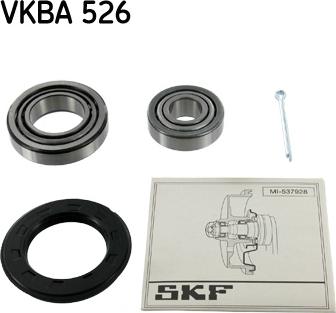 SKF VKBA 526 - Комплект колесен лагер vvparts.bg