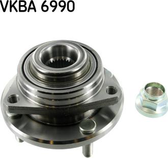 SKF VKBA 6990 - Комплект колесен лагер vvparts.bg