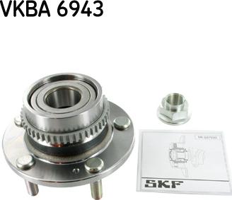 SKF VKBA 6943 - Главина на колелото vvparts.bg