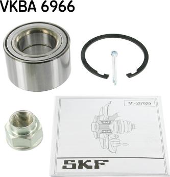 SKF VKBA 6966 - Комплект колесен лагер vvparts.bg