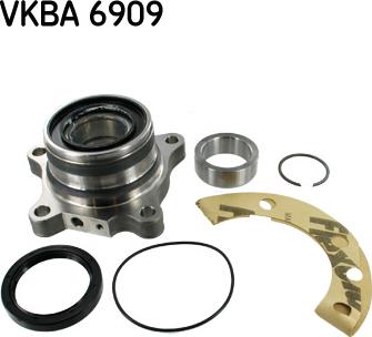 SKF VKBA 6909 - Комплект колесен лагер vvparts.bg