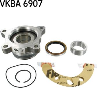 SKF VKBA 6907 - Комплект колесен лагер vvparts.bg