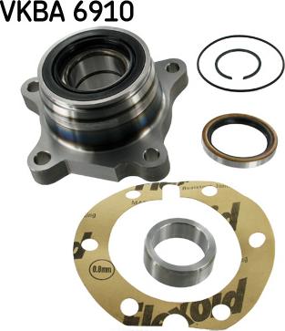 SKF VKBA 6910 - Комплект колесен лагер vvparts.bg