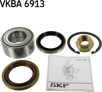 SKF VKBA 6913 - Комплект колесен лагер vvparts.bg