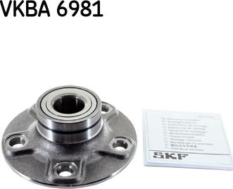 SKF VKBA 6981 - Комплект колесен лагер vvparts.bg