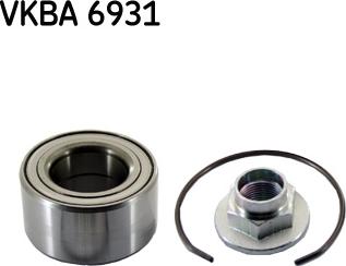 SKF VKBA 6931 - Комплект колесен лагер vvparts.bg