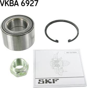 SKF VKBA 6927 - Комплект колесен лагер vvparts.bg