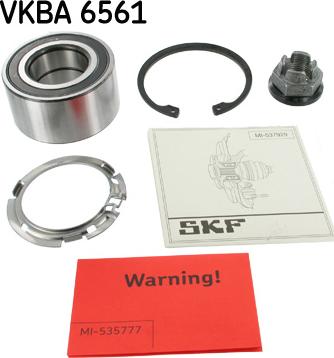 SKF VKBA 6561 - Комплект колесен лагер vvparts.bg