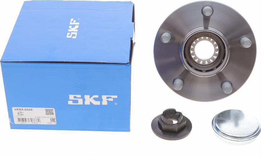 SKF VKBA 6522 - Комплект колесен лагер vvparts.bg