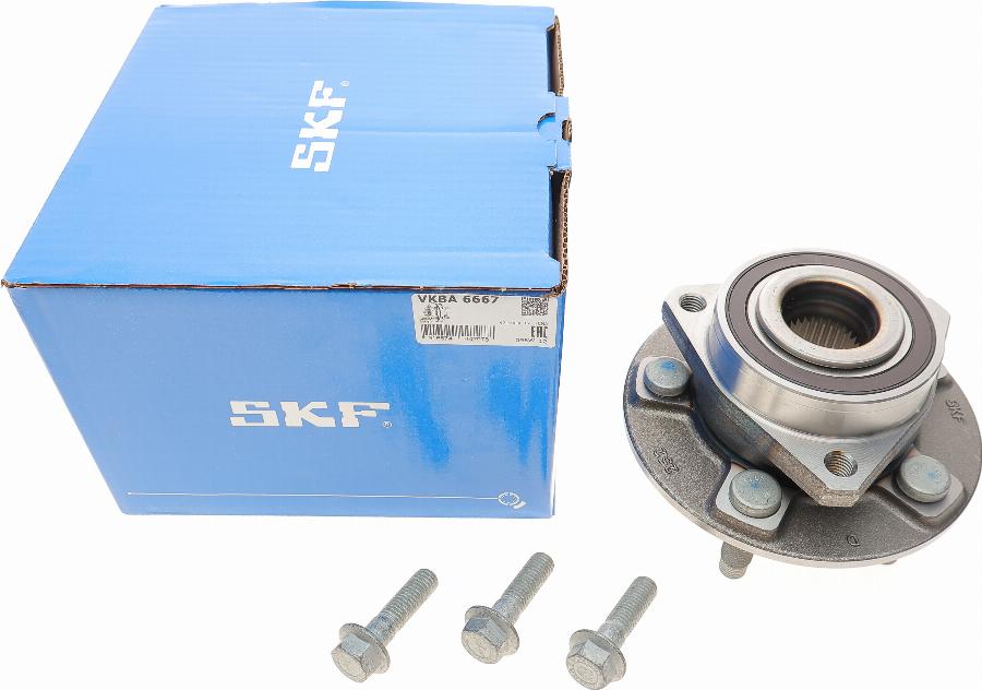 SKF VKBA 6667 - Комплект колесен лагер vvparts.bg