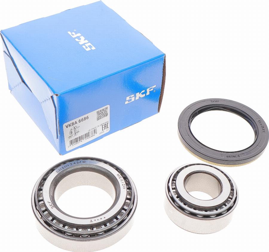 SKF VKBA 6686 - Комплект колесен лагер vvparts.bg