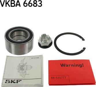 SKF VKBA 6683 - Комплект колесен лагер vvparts.bg