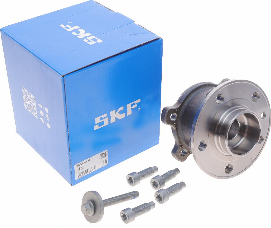 SKF VKBA 6687 - Комплект колесен лагер vvparts.bg