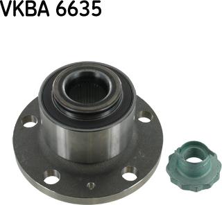 SKF VKBA 6635 - Комплект колесен лагер vvparts.bg