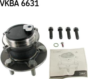 SKF VKBA 6631 - Комплект колесен лагер vvparts.bg