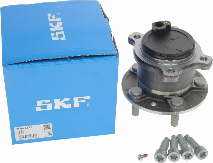 SKF VKBA 6637 - Комплект колесен лагер vvparts.bg