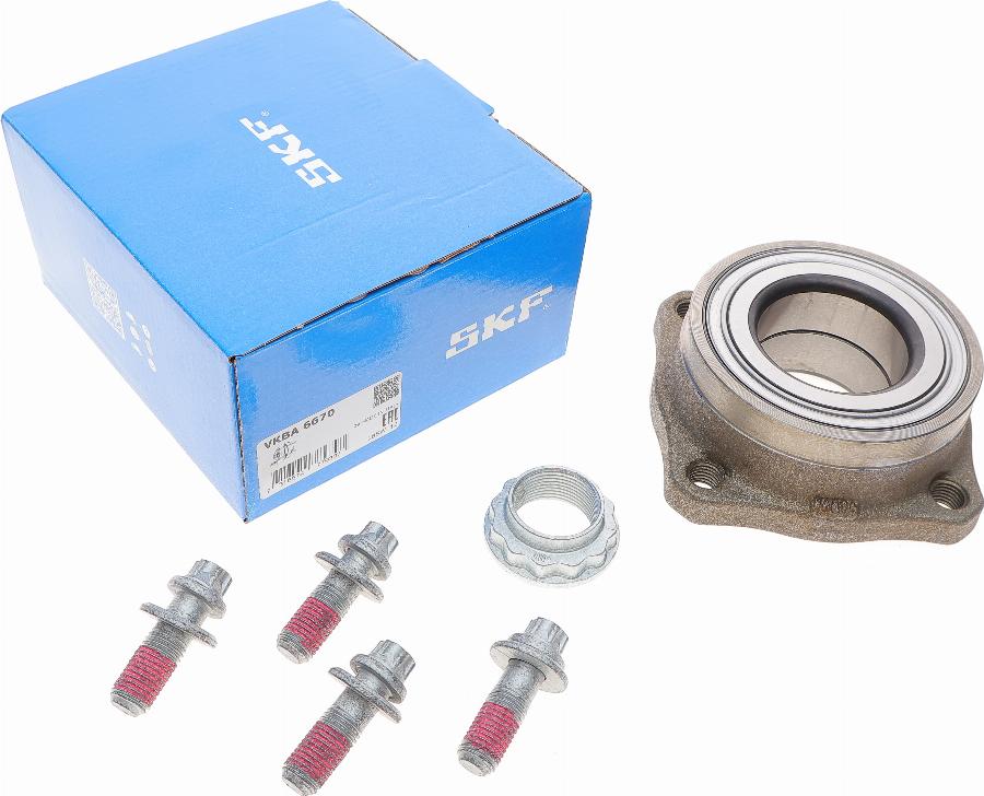 SKF VKBA 6670 - Комплект колесен лагер vvparts.bg