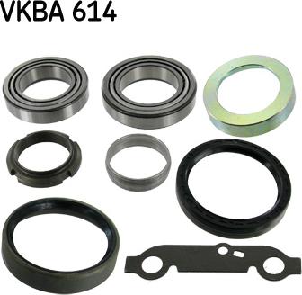 SKF VKBA 614 - Комплект колесен лагер vvparts.bg