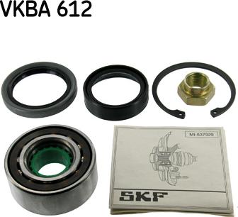 SKF VKBA 612 - Комплект колесен лагер vvparts.bg