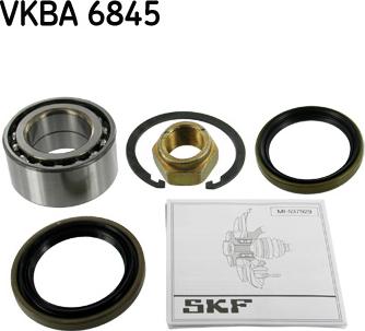 SKF VKBA 6845 - Комплект колесен лагер vvparts.bg