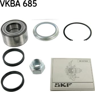 SKF VKBA 685 - Комплект колесен лагер vvparts.bg