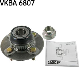 SKF VKBA 6807 - Главина на колелото vvparts.bg