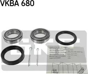 SKF VKBA 680 - Комплект колесен лагер vvparts.bg