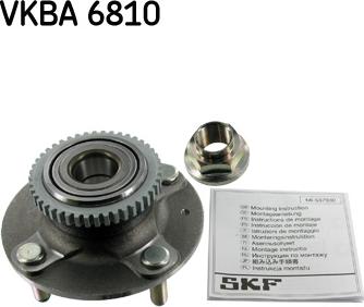 SKF VKBA 6810 - Главина на колелото vvparts.bg