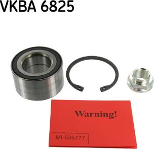 SKF VKBA 6825 - Комплект колесен лагер vvparts.bg