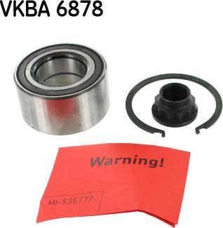 SKF VKBA 6878 - Комплект колесен лагер vvparts.bg