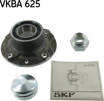 SKF VKBA 625 - Комплект колесен лагер vvparts.bg