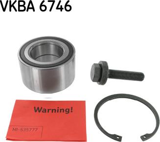 SKF VKBA 6746 - Комплект колесен лагер vvparts.bg