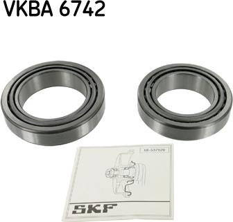 SKF VKBA 6742 - Комплект колесен лагер vvparts.bg