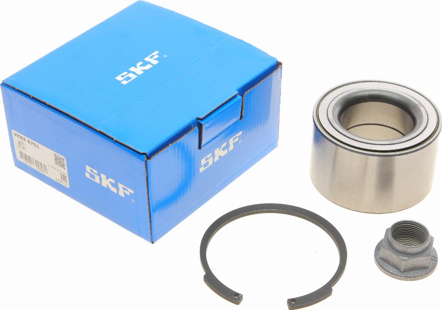 SKF VKBA 6751 - Комплект колесен лагер vvparts.bg