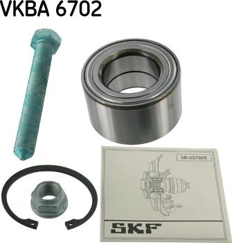 SKF VKBA 6702 - Комплект колесен лагер vvparts.bg